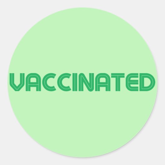 Étiquettes vaccinés (Devant)