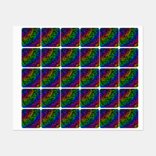 Étiquettes Verre de fierté (Feuille)