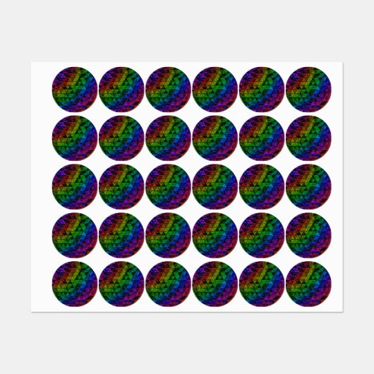 Étiquettes Verre de fierté (Feuille)