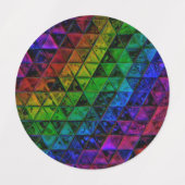 Étiquettes Verre de fierté (Design 1)
