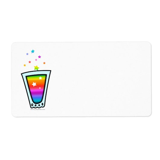 ÉTIQUETTES - VERRE RAINBOW SHOT (Devant)