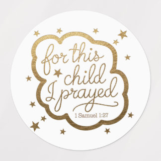 Étiquettes verset biblique de 1 Samuel 1:27