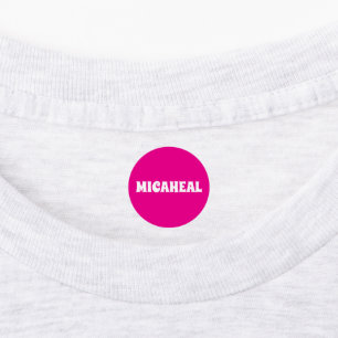 Étiquettes Vêtements avec nom personnalisé