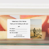 Étiquettes Veterinary Surgery Go‑Home Label – Large (Apposé)