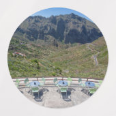 Étiquettes Viewpoint Teno Mountains (Design 1)