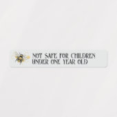 Étiquettes Vintage Beekeeping & Honeybee Farm Business (Design 1)