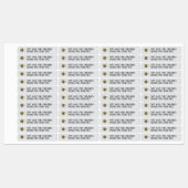 Étiquettes Vintage Beekeeping & Honeybee Farm Business (Feuille)