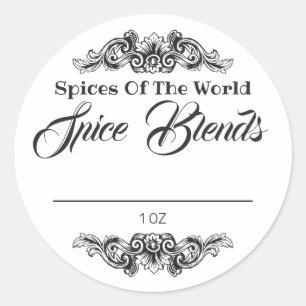 Étiquettes vintages de Blank Spice Blank