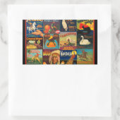 Étiquettes vintages de fruits (Sac)