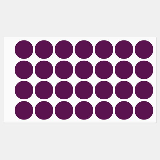 Étiquettes Violet de raisin (couleur solide) (Feuille)