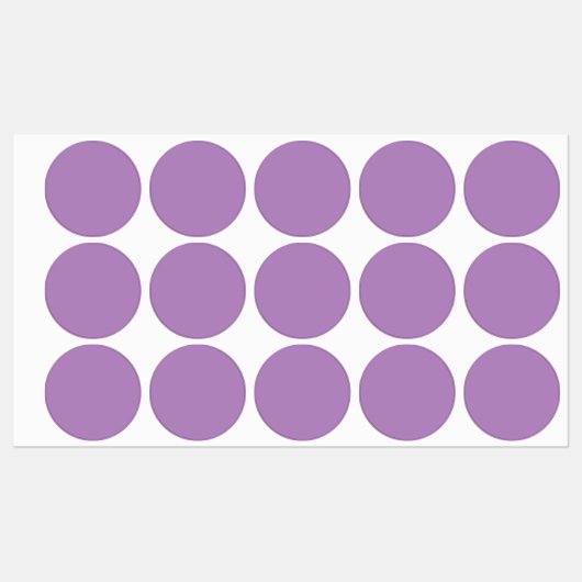 Étiquettes violette africaine (uni) (Feuille)