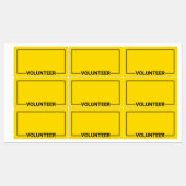 Étiquettes Volontaire jaune vierge (Feuille)