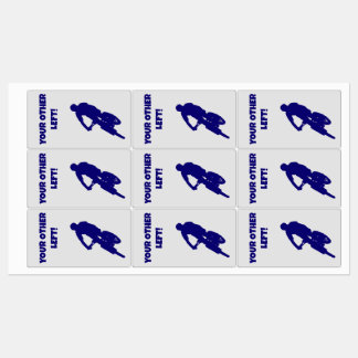 Étiquettes Vos autres autocollants cyclistes gauche