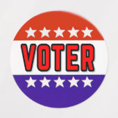 Étiquettes Voter (Design 1)