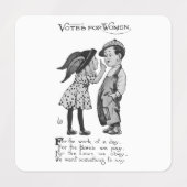 Étiquettes Votes Pour Les Femmes (Design 2)