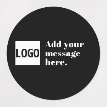 Votre logo ou image téléchargée & texte rétro modi