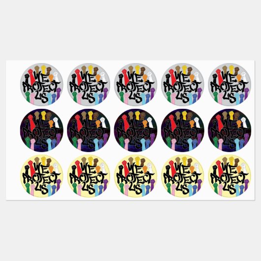 Étiquettes We Protect Us (Feuille)