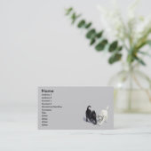 Étirage des cartes de visite de Labradoodles (Debout devant)