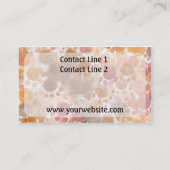 Étirage du carte de visite de tigre (Dos)