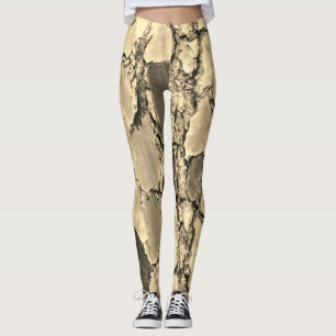 Étirement de style super écossais dames leggings