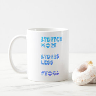 Étirez plus d'effort moins la tasse simple de yog