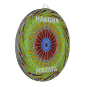 Etnici hebben een fijne dag en een betere nacht dartbord (Voorkant Links)