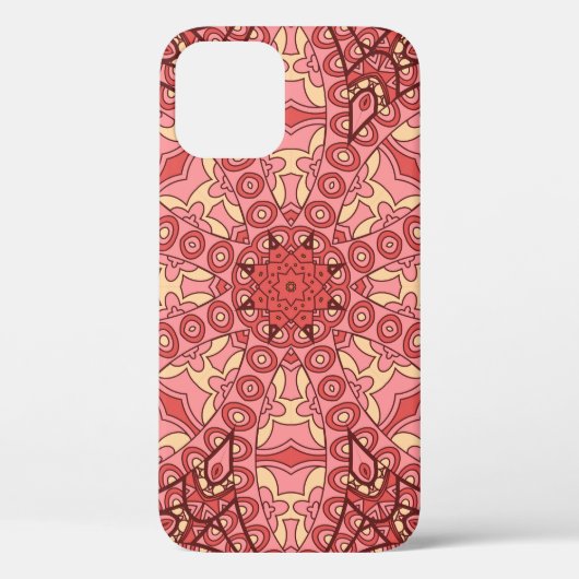 Etnisch Abstract Bloem, Mandala's Naadloos. Case-Mate iPhone Case (Achterkant)