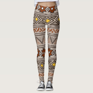 Etnisch Abstract: met de hand getekend patroon Leggings