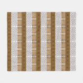 etnisch afrika naadloos patroon fleece deken (Voorkant (Horizontaal))