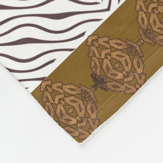 etnisch afrika naadloos patroon fleece deken (Hoek)
