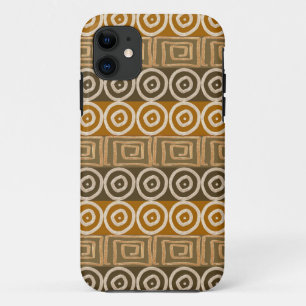 Etnisch Afrikaans handgetekend patroon. iPhone 11 Hoesje