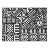 Etnisch Afrikaans patroon - zwart en wit #6 Tafelkleed (Voorkant (Horizontaal))