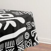 Etnisch Afrikaans patroon - zwart en wit #6 Tafelkleed (Voorbeeld)