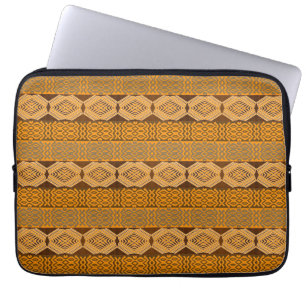 etnisch afrikaans stammenpatroon laptop sleeve