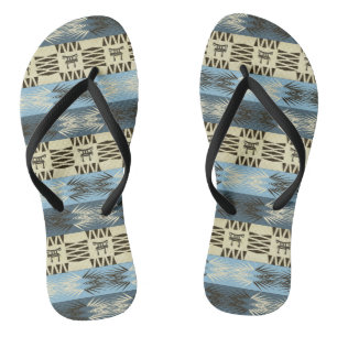 etnisch afrikaans stammenpatroon teenslippers