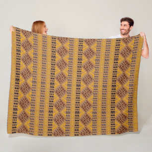 etnisch - afrikaanse tribale geometrisch patroon fleece deken