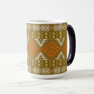 etnisch - afrikaanse tribale geometrisch patroon magische mok