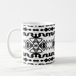 Etnisch Azteeks, gestreept patroon. Koffiemok