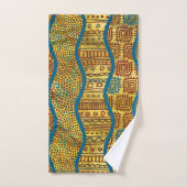 Etnisch Boho African Style op Gold Bad Handdoek (Handdoek)