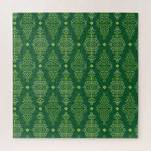 Etnisch Boho: Creatief Tribal Naadloos. Legpuzzel