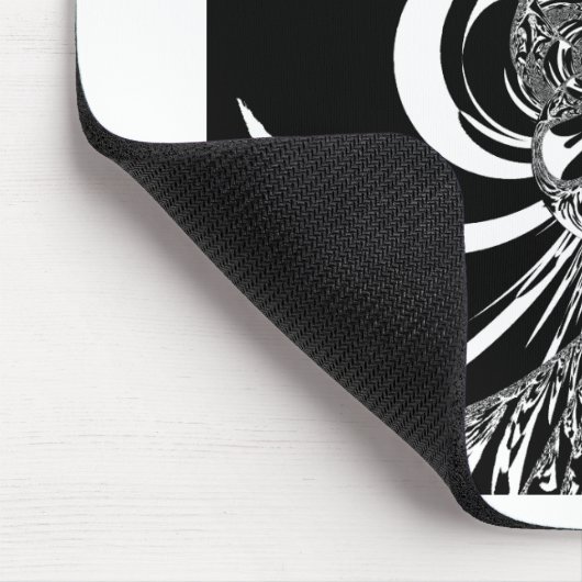 Etnisch design Stadsgebonk uniek, klassiek zwart-w Muismat (Hoek)