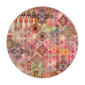 Etnisch Digitaal Abstract Naadloos Patroon Snijplank (Voorkant)