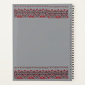 etnisch geborduurde planner (Achterkant)