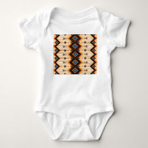 Etnisch geometrisch: abstract patroonontwerp. romper