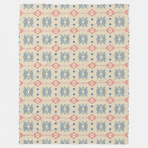 Etnisch geometrisch patroon fleece deken