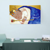 Etnisch Koninklijk Baby shower Spandoek (Beurs)