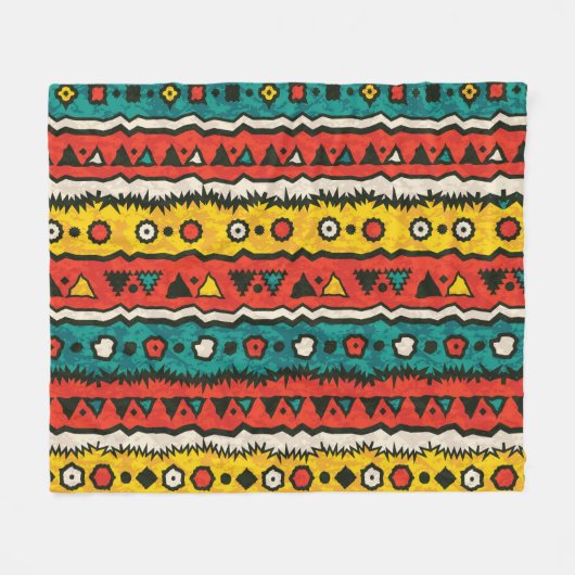  etnisch: naadloos traditioneel ontwerp. fleece deken (Voorkant (Horizontaal))