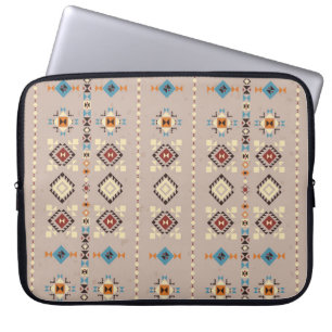 Etnisch: naadloos tribaal patroon laptop sleeve