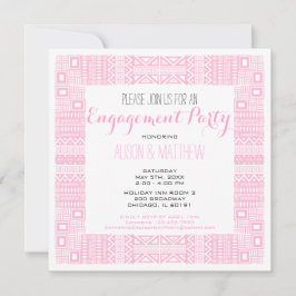 Etnisch ontwerp Custom Engagement Party #1 Kaart