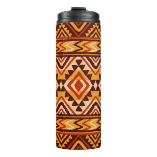 Etnisch Ornament Navajo: naadloos Thermosbeker